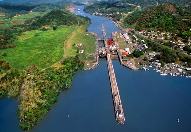 Vista aérea del Canal de Panamá, 10 hechos inusuales sobre el